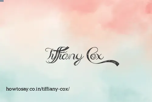 Tiffiany Cox
