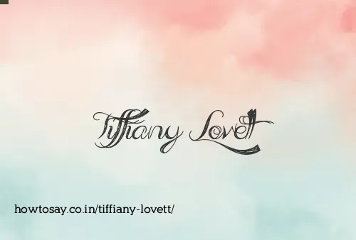 Tiffiany Lovett