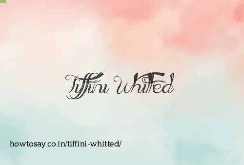 Tiffini Whitted