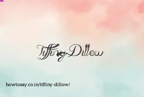 Tiffiny Dillow