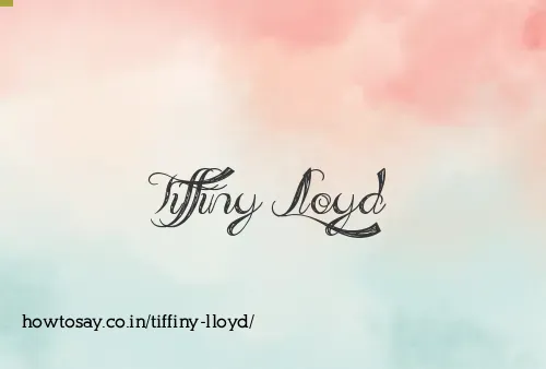 Tiffiny Lloyd