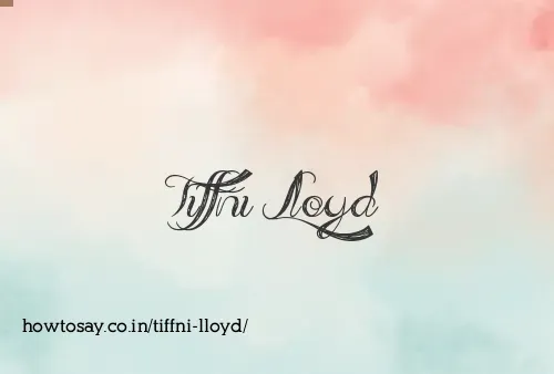 Tiffni Lloyd