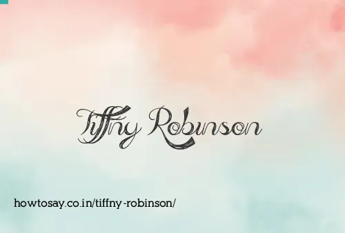 Tiffny Robinson