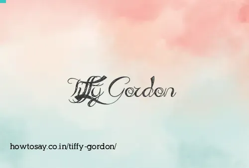 Tiffy Gordon