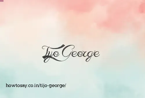 Tijo George