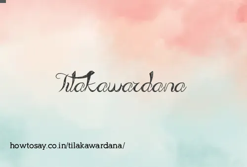 Tilakawardana