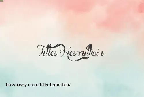 Tilla Hamilton
