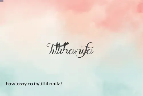 Tillihanifa