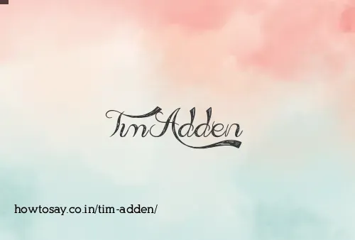 Tim Adden