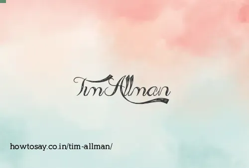 Tim Allman