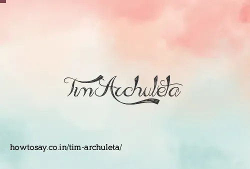 Tim Archuleta