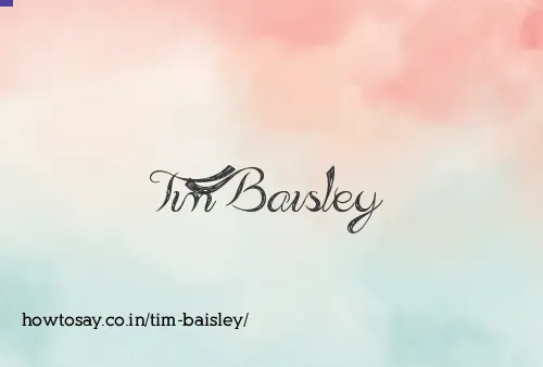 Tim Baisley