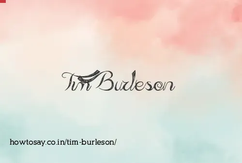 Tim Burleson