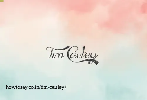 Tim Cauley