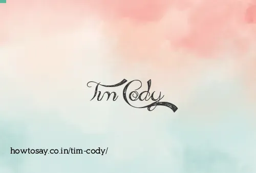 Tim Cody
