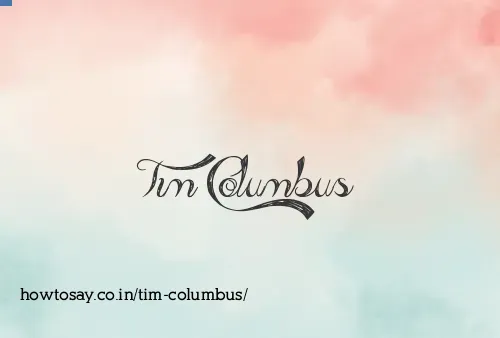 Tim Columbus