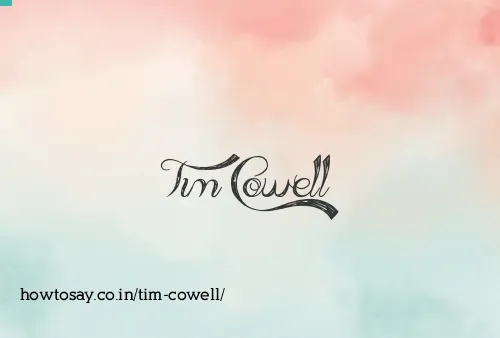 Tim Cowell
