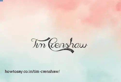 Tim Crenshaw