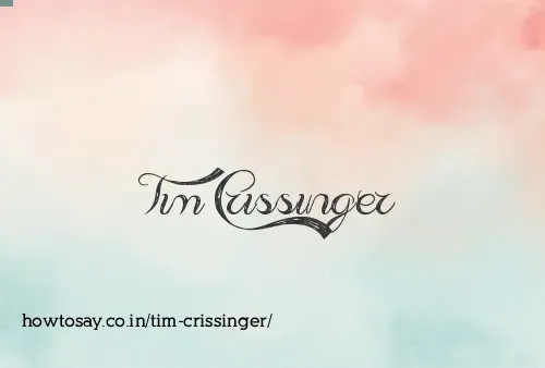 Tim Crissinger