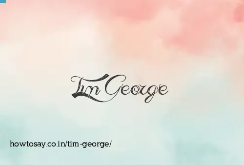 Tim George
