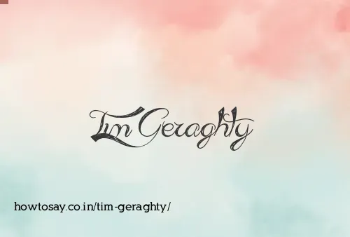 Tim Geraghty
