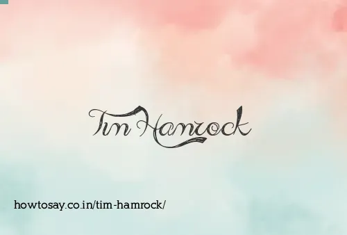 Tim Hamrock