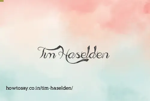 Tim Haselden