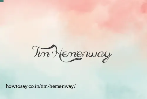 Tim Hemenway