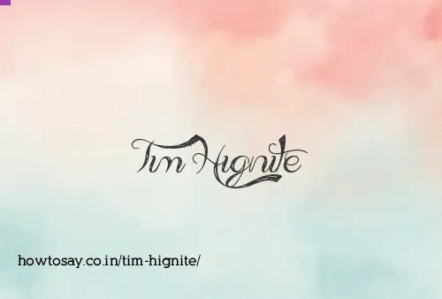 Tim Hignite