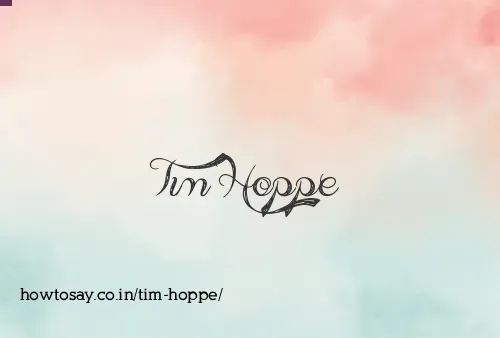 Tim Hoppe