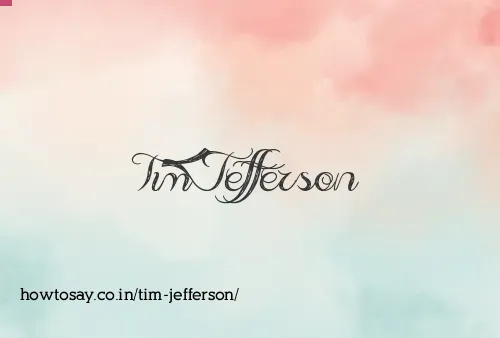 Tim Jefferson