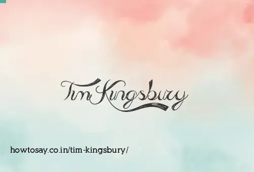 Tim Kingsbury