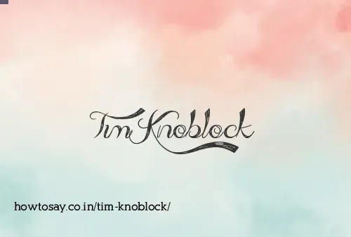 Tim Knoblock