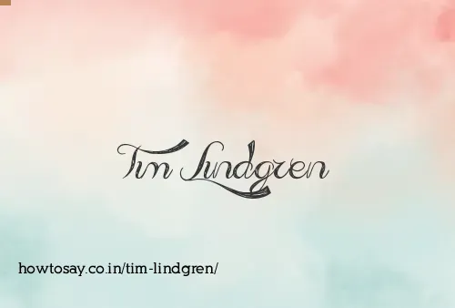 Tim Lindgren