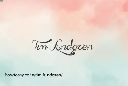 Tim Lundgren