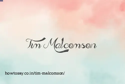 Tim Malcomson
