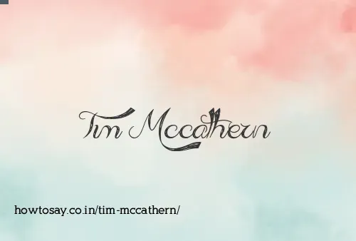 Tim Mccathern