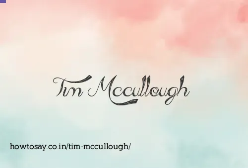 Tim Mccullough
