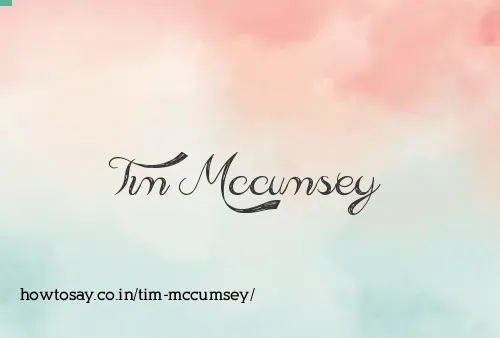 Tim Mccumsey