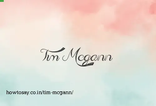 Tim Mcgann
