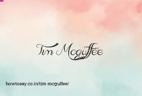 Tim Mcguffee
