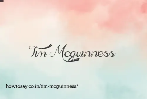Tim Mcguinness
