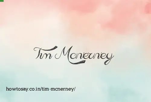 Tim Mcnerney