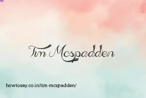 Tim Mcspadden