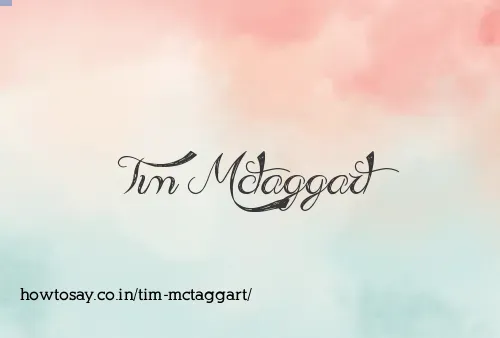 Tim Mctaggart