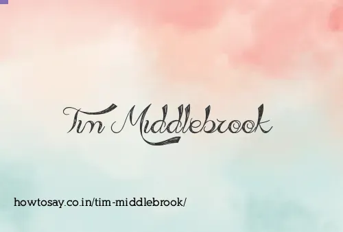 Tim Middlebrook