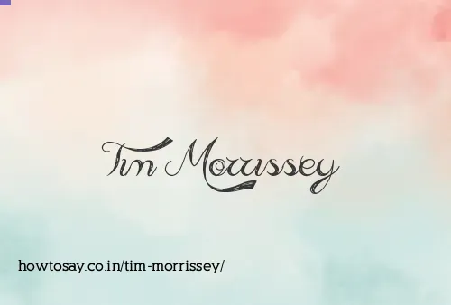 Tim Morrissey