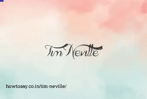 Tim Neville