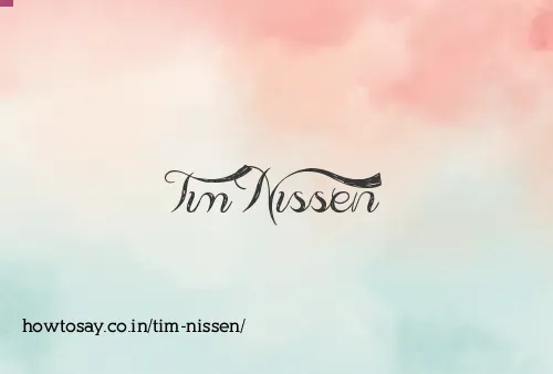 Tim Nissen