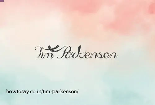 Tim Parkenson